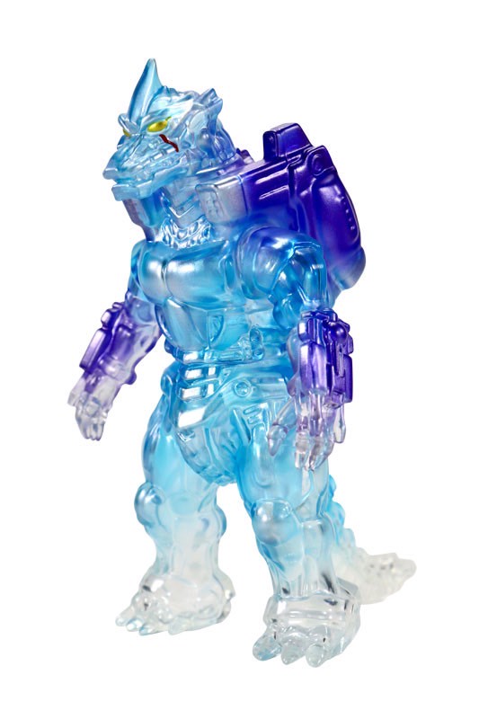 Godzilla - CCP Middle Size Series Godzilla EX Vol.5 Mechagodzilla (2002) Clear Blue Ver. Soft vinyl by CCP (Lot JP)
