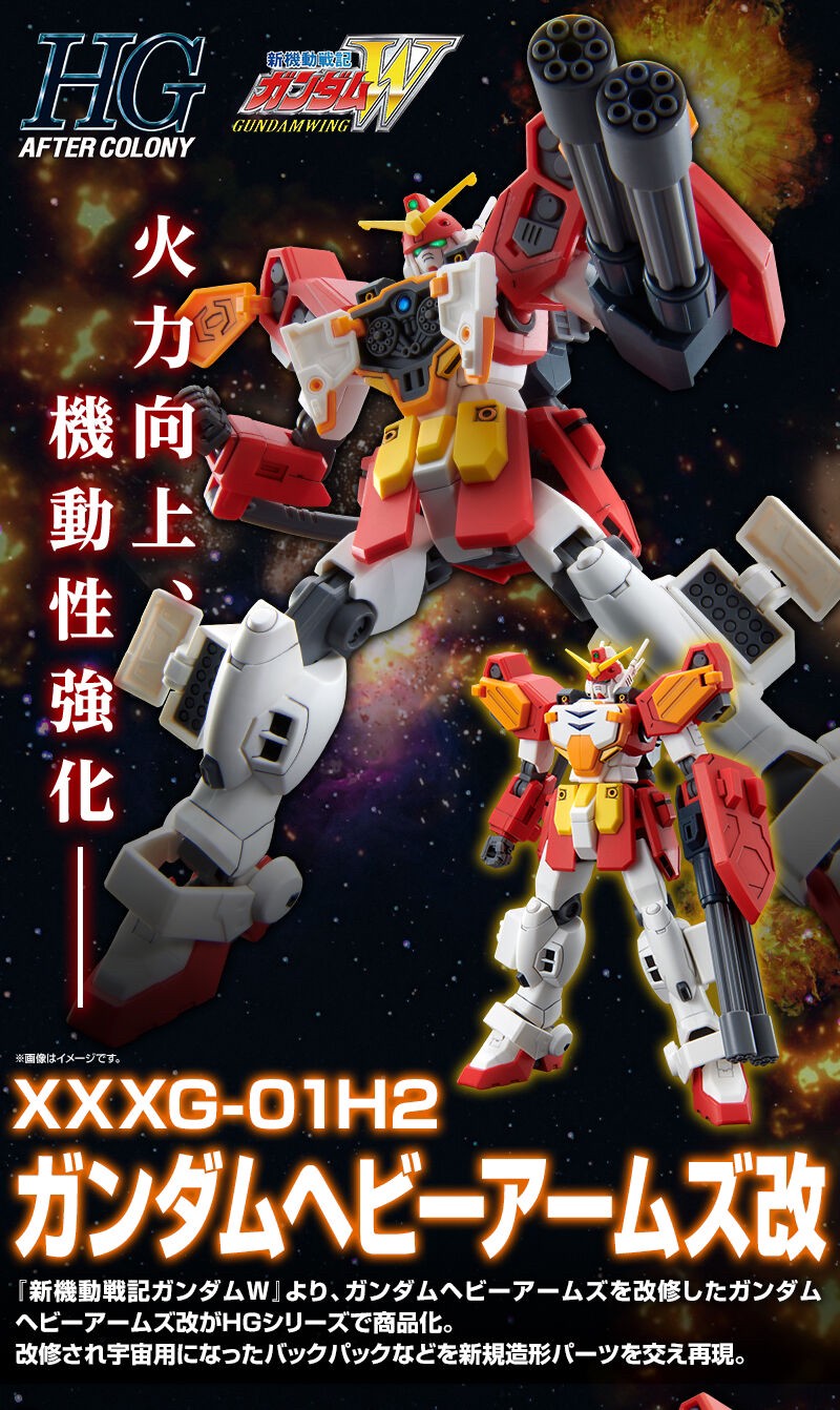 PRE-ORDER : HGAC 1/144 Gundam Heavy Arms Kai Plastic Model
