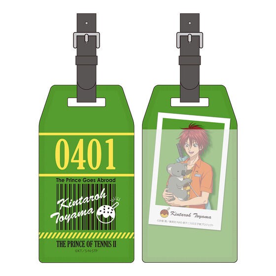 PRE-ORDER : The Prince of Tennis Abroad Ver.K.TOYAMA / SHIRAISHI Luggage Tag with Illustration Sheet