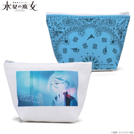 PRE-ORDER : Mobile Suit Gundam The Witch from Mercury Bandana Pattern Series Pouch