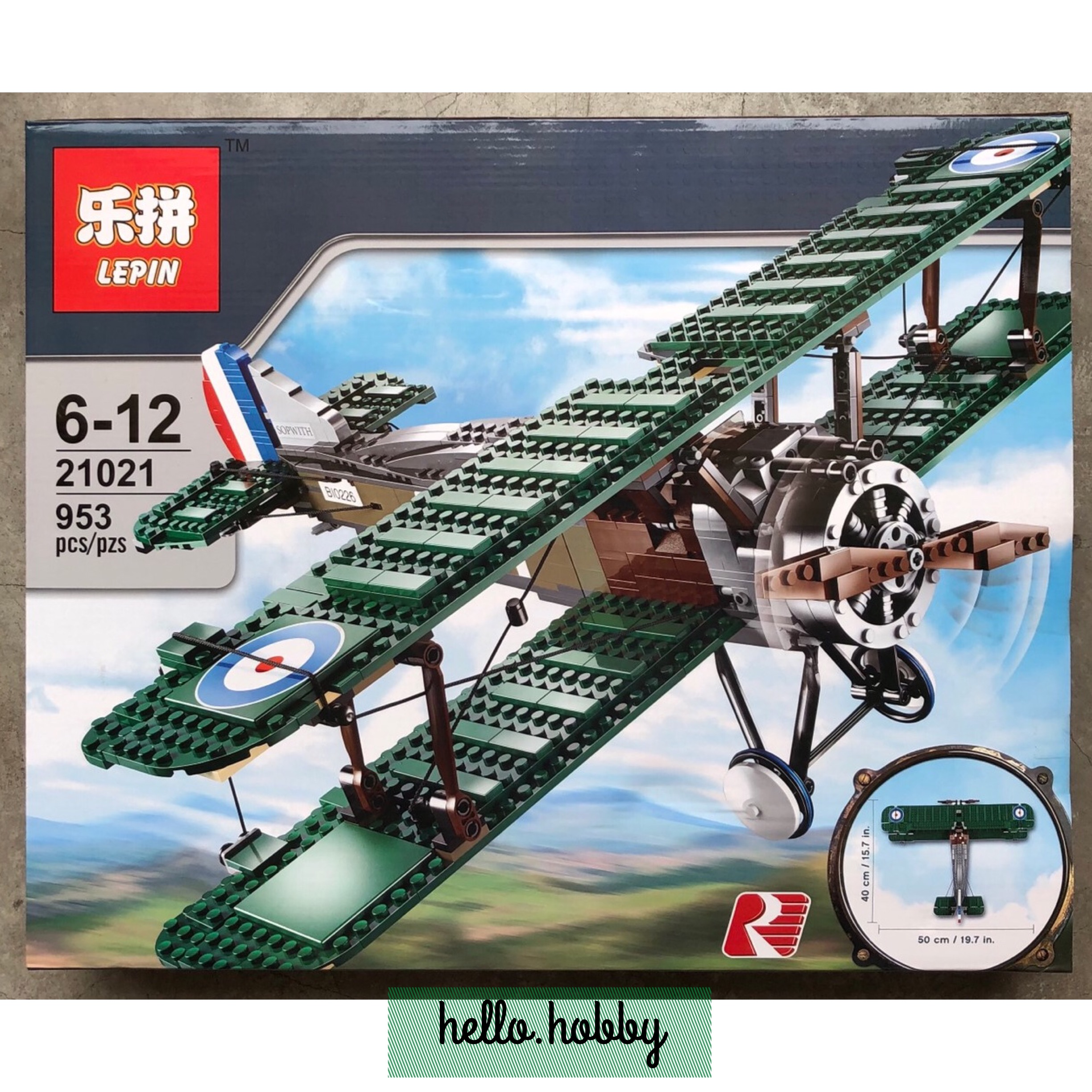 Lepin 21021 Sopwith Camel 953pcs