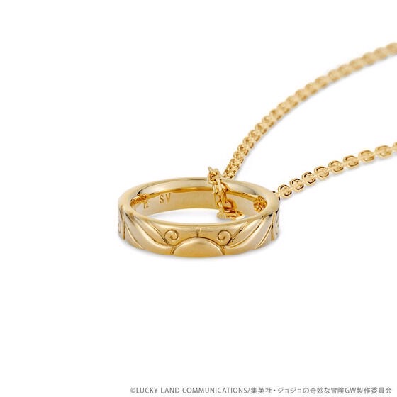 PRE-ORDER : JoJo's Bizarre Adventure Golden Wind x U-TREASURE G・E Ring Necklace/Silver