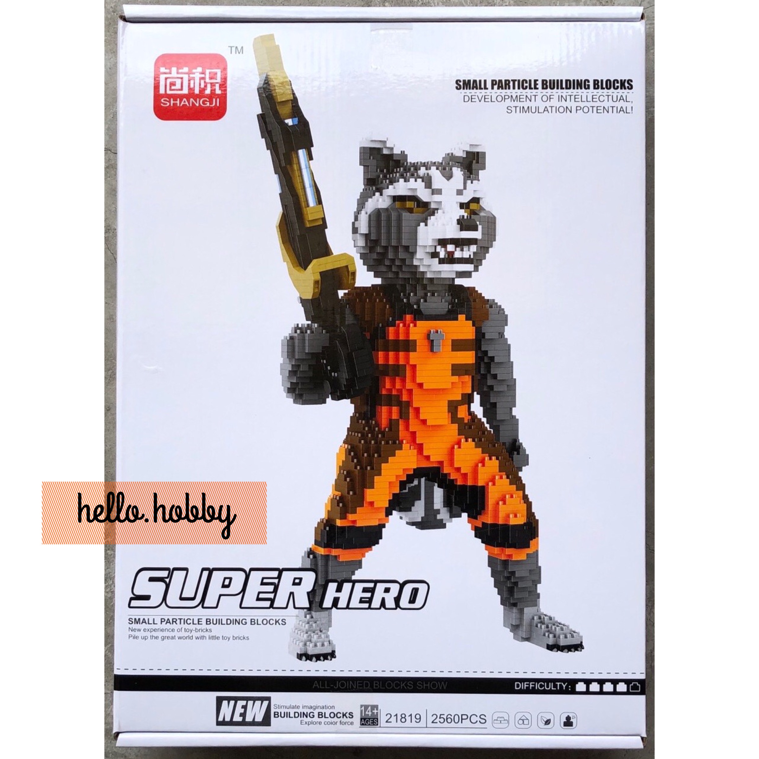 Shangji 21819 Guardians of Galaxy Rocket Raccoon 2560pcs