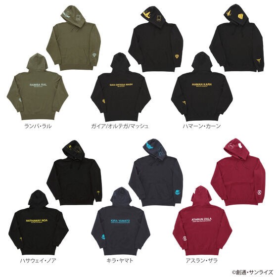 PRE-ORDER : Gundam Series Pilot Suit Motif Hoodie 2nd
