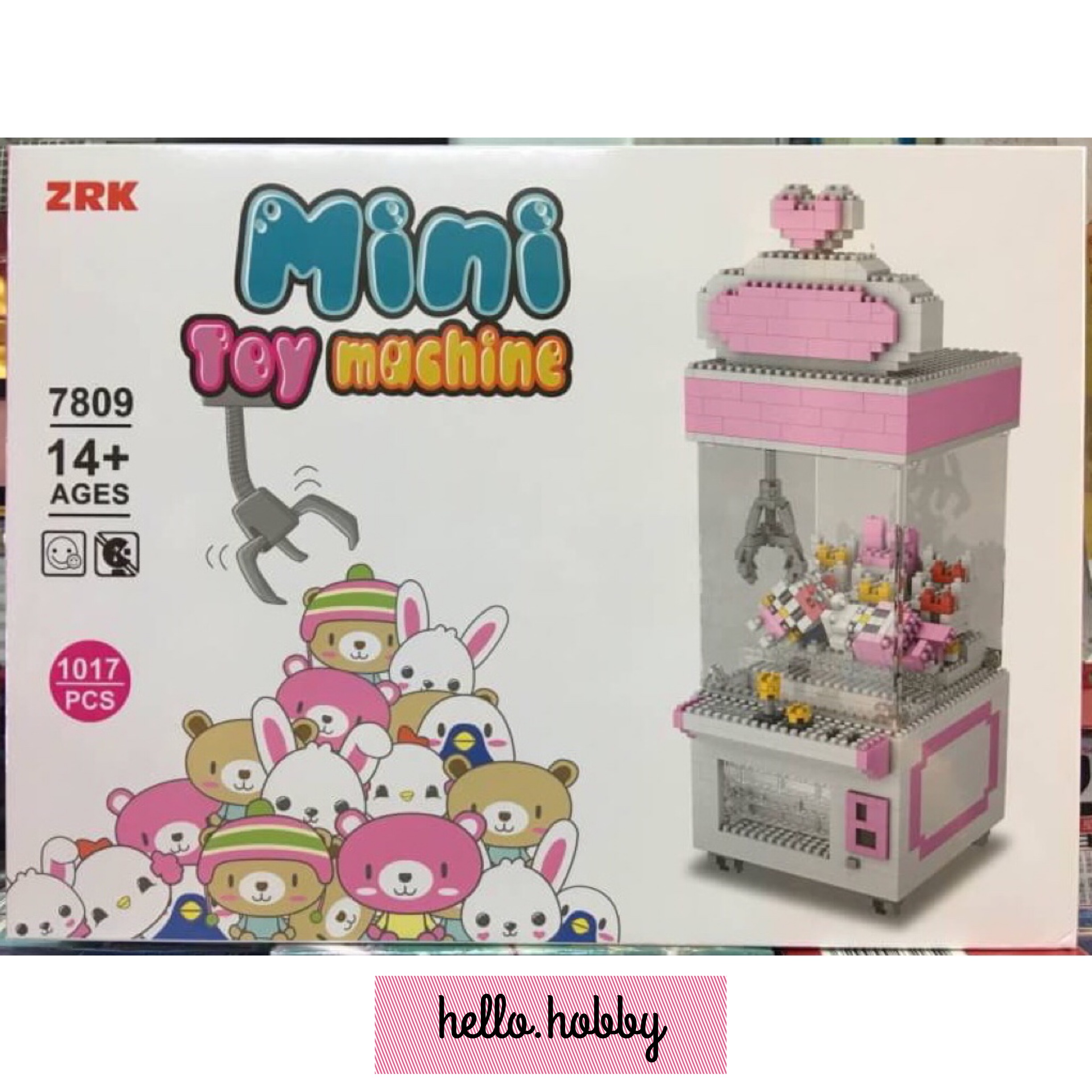 ZRK 7809 Mini Toy Machine Sanrio 1017pcs