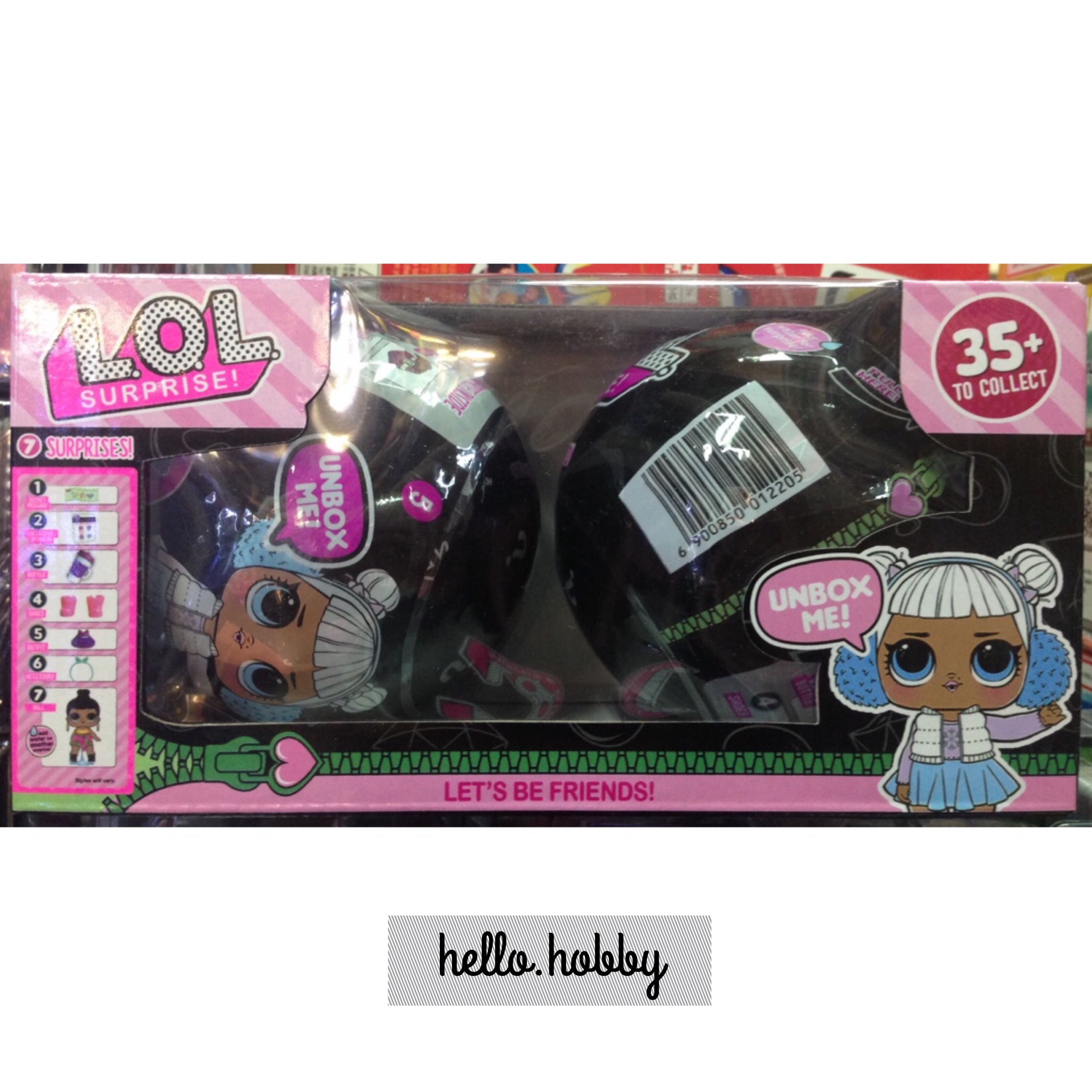 Surprise Egg L.O.L Black Version Set of 2