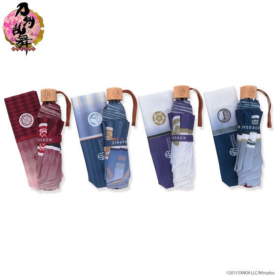 PRE-ORDER : Touken Ranbu -ONLINE- Hokusai Graphic Folding Umbrella 4 Types