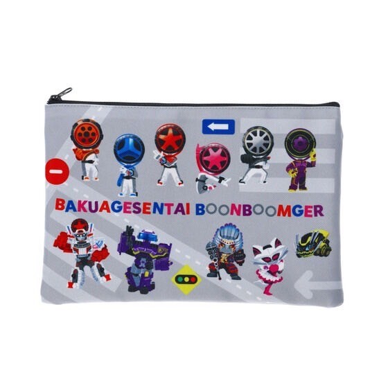 PRE-ORDER : Bakuage Sentai Boonboomger Deformed Flat Pouch