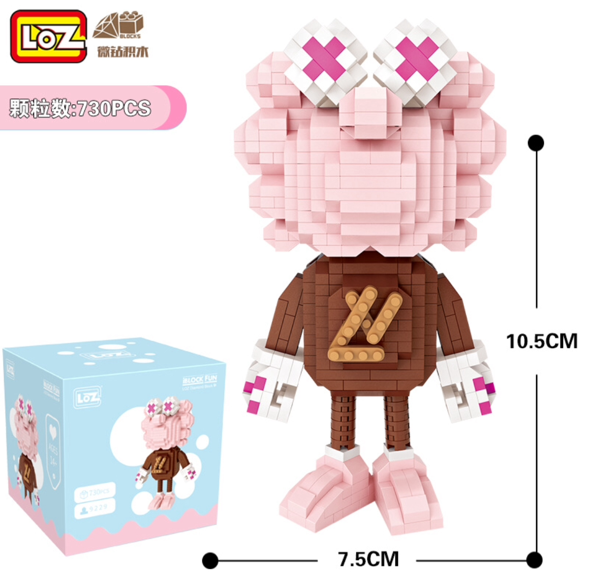 Loz 9229 KAWS 730pcs