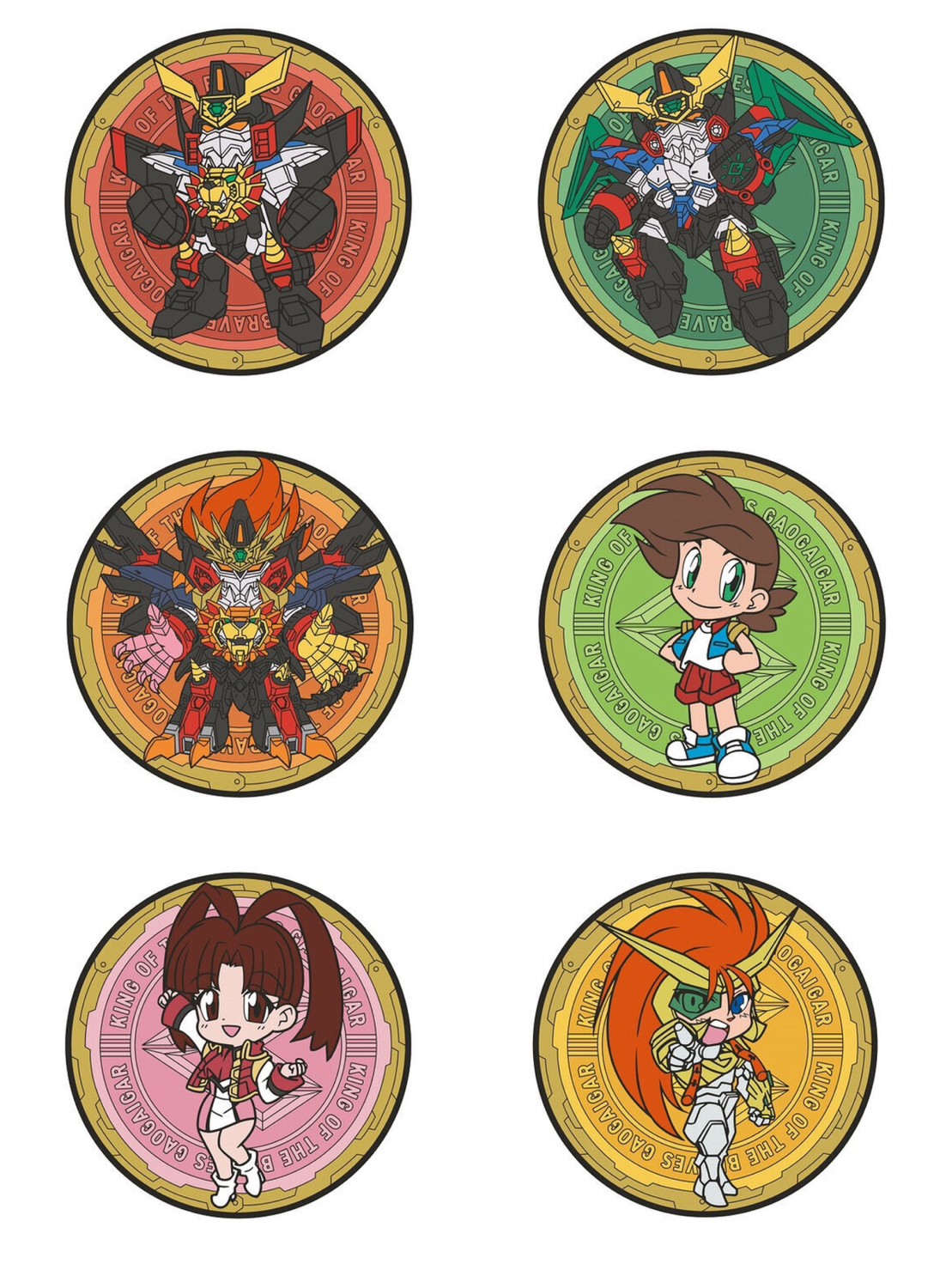 PRE-ORDER : The King of Braves Gaogaiger Rubber Coaster (6 types in total)