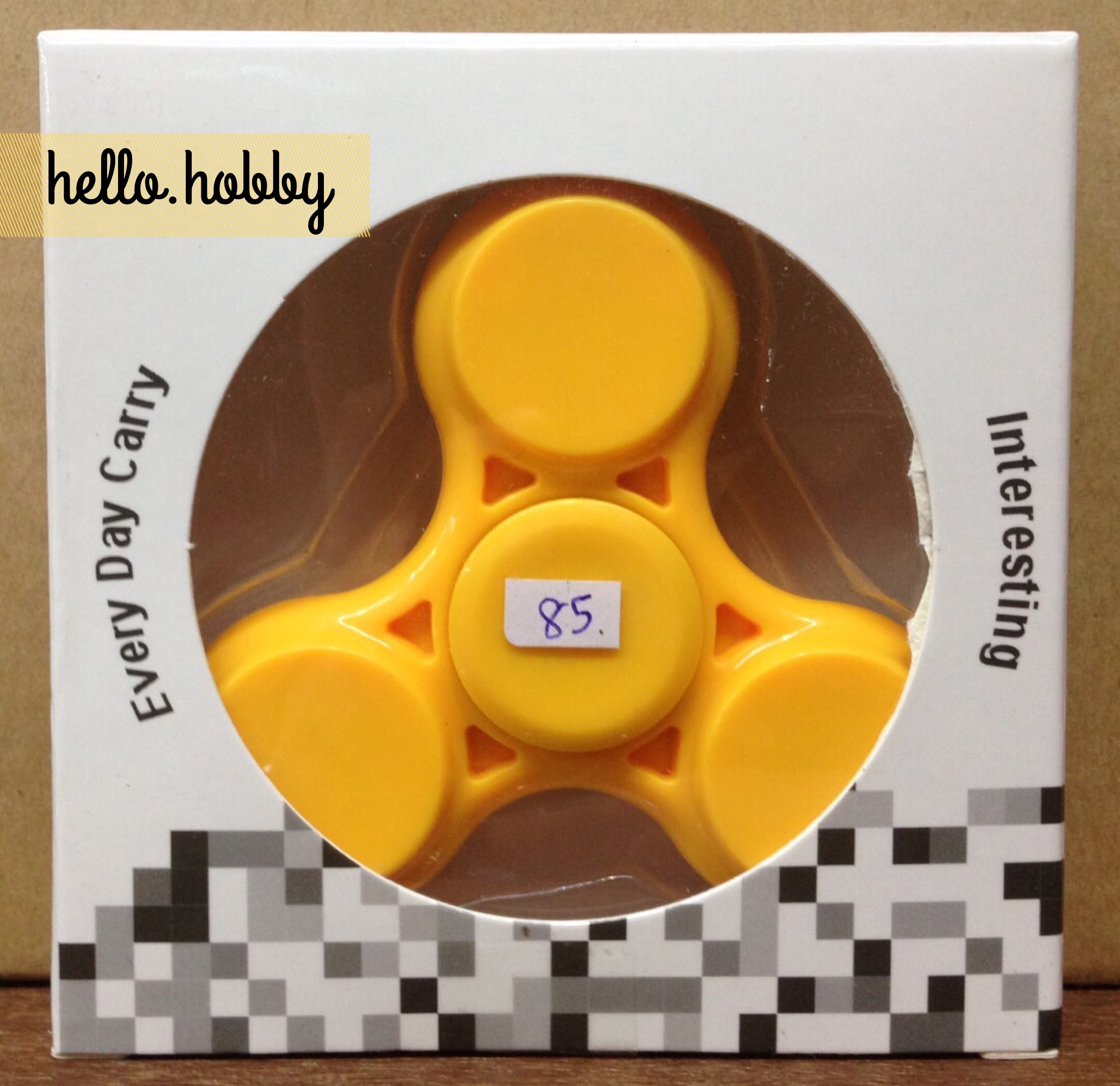 Fidget Spinner - Classic All Yellow