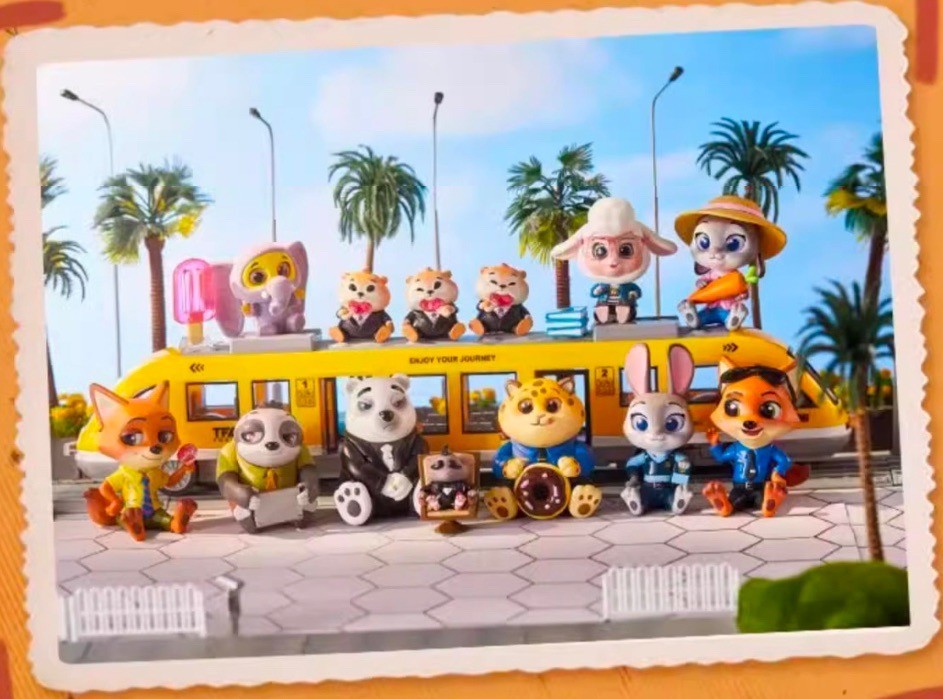 โมเดลได้ 1ตัว Disney - Zootopia - Sit Nicely Series by Miniso