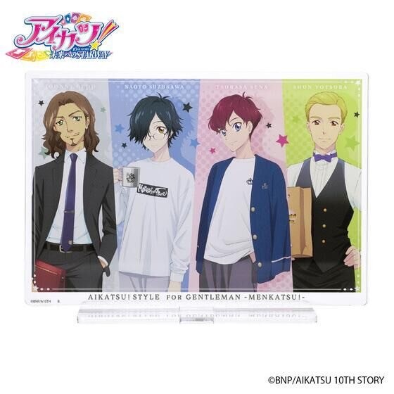 PRE-ORDER : AIKATSU! Style for Gentleman Menkatsu! Acrylic Plate