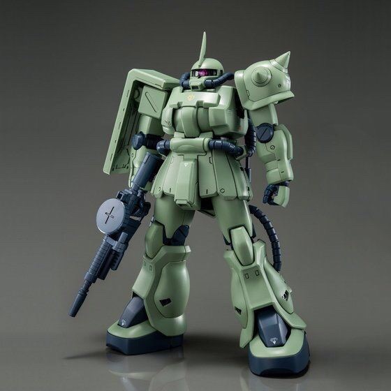 PRE-ORDER : MG 1/100 MS-06F-2 ZAKU II F2 (NEUEN BITTER USE) PLASTIC MODEL