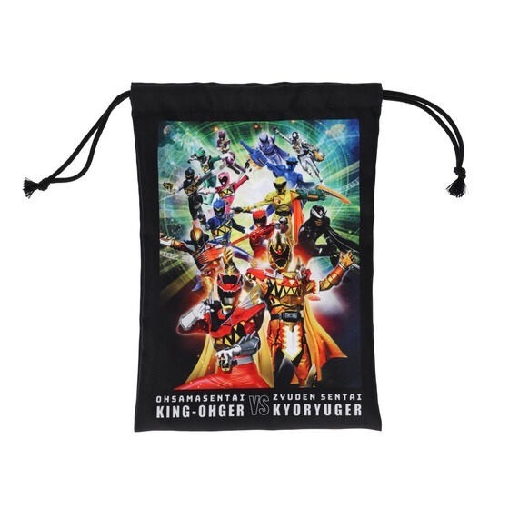 PRE-ORDER : "King-Ohger VS Donbrothers" "King-Ohger VS Kyoryuger" Luxurious 2 Features Drawstring Bag