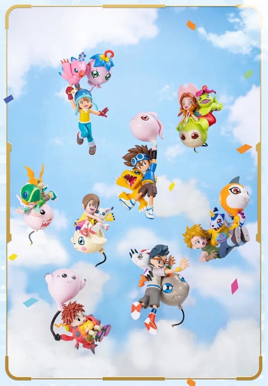 ร้าน🇹🇭 พร้อมส่ง✨ โมเดลได้ 1 ตัว - Digimon Adventure - 25th Anniversary Series by BN FIGURE Q