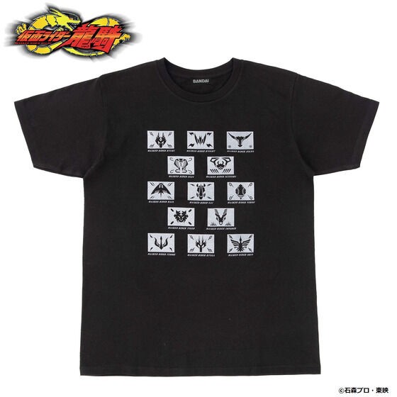 PRE-ORDER : Kamen Rider Ryuki Mark T-shirt Rider Belt Buckle Design Pattern