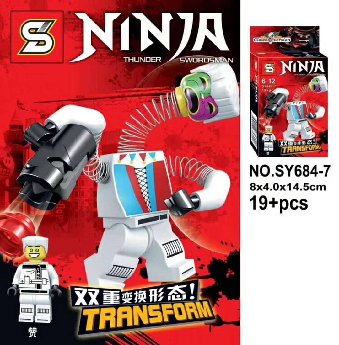 SY 684 1-8 Ninjago Clown Version
