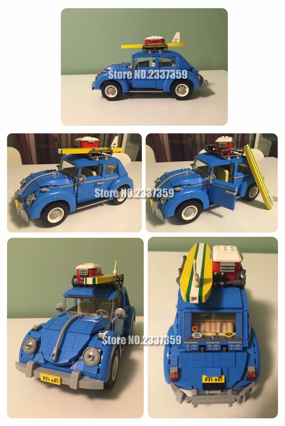 Lepin 21003 Volkswagen Beetle 1193pcs