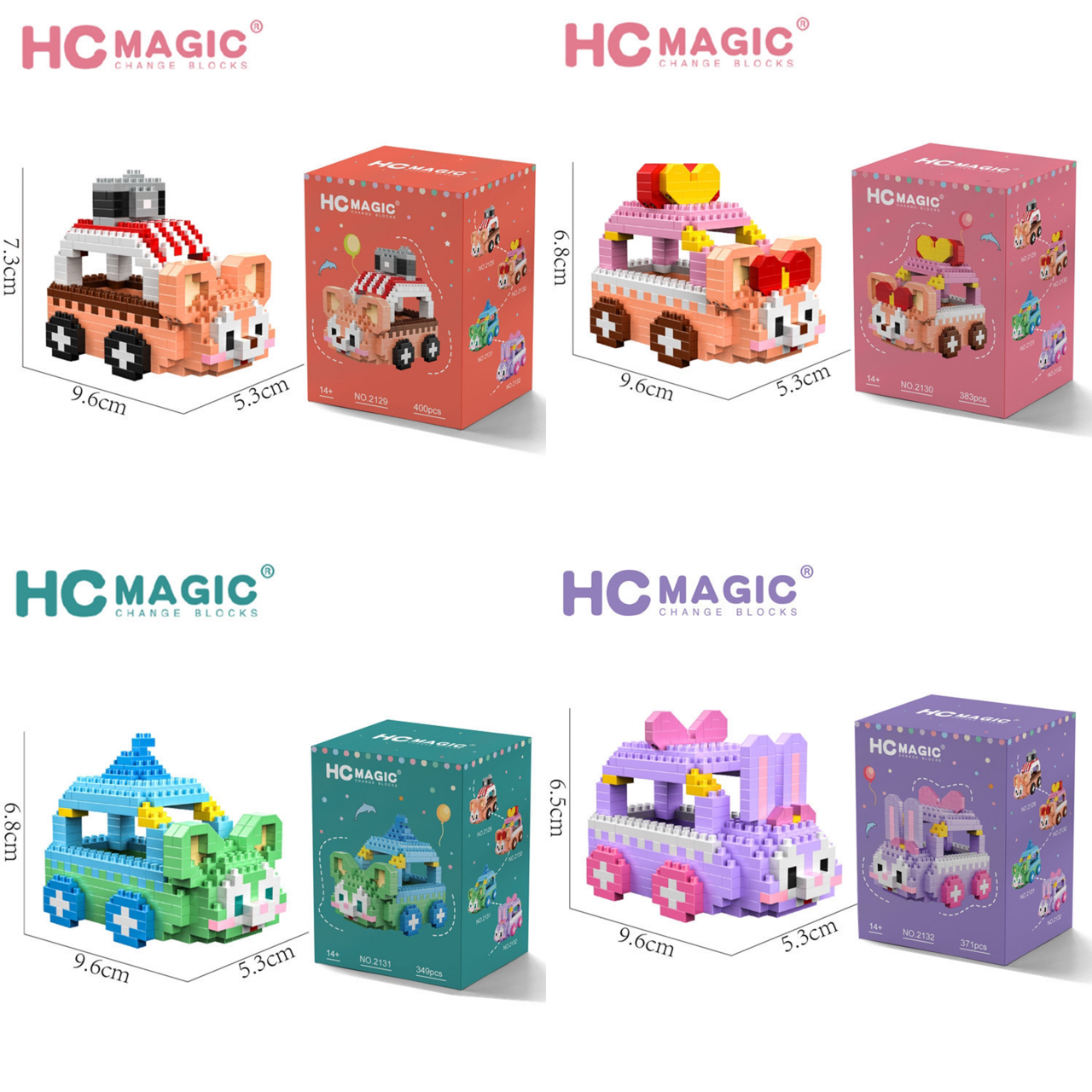 HC Magic 2129-2132 - Disney Sea - Car Duffy / Shellie May / Stella Lou / Gelatoni