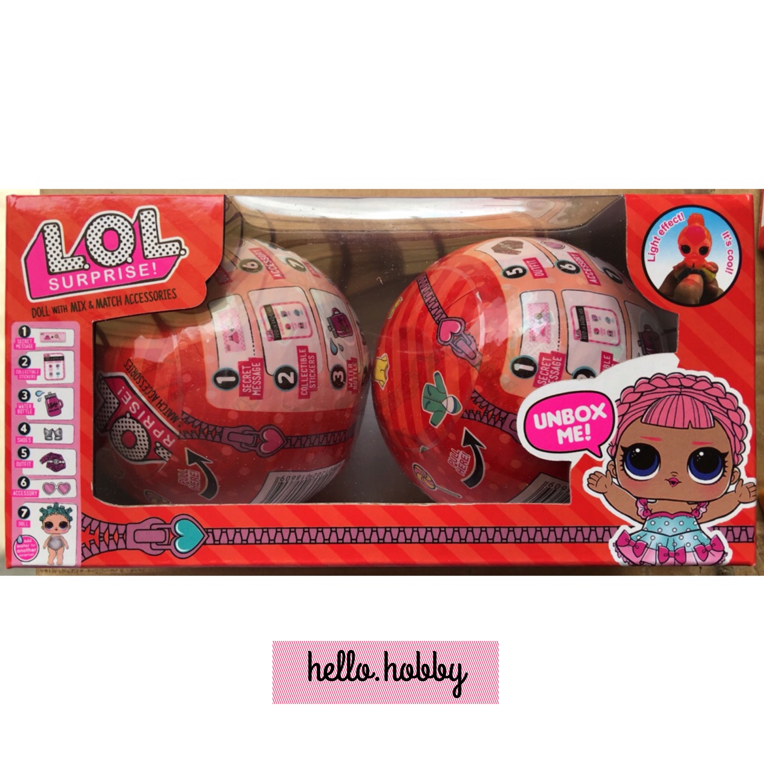 Surprise Egg L.O.L Light Series (set of 2)