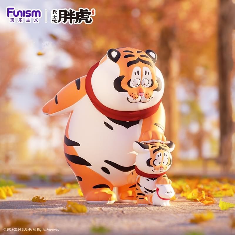โมเดลได้ 1 ตัว | Panghu I,m Not Fat Tiger - Father & Stubborn Son Series by Funism