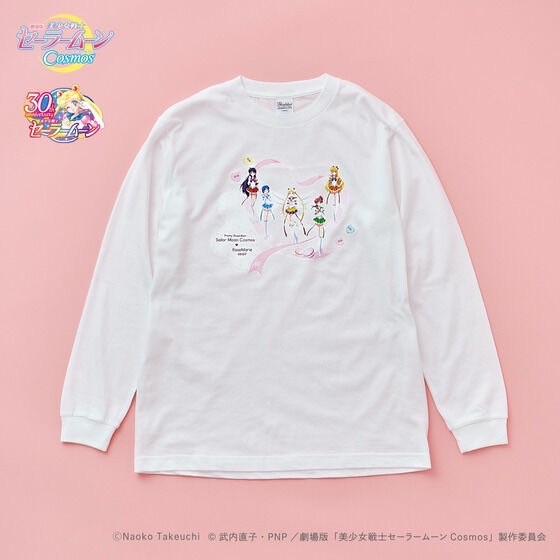 PRE-ORDER : Movie version "Sailor Moon Cosmos" x RoseMarie seoir Collaboration Long Sleeve T-shirt