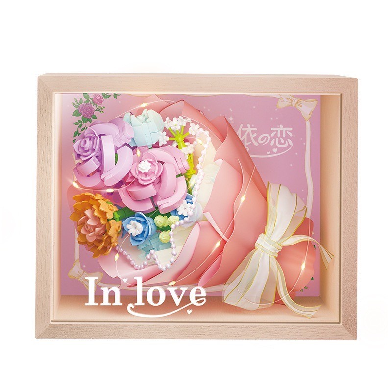 ตัวต่อไซส์ Jumbo Balody 16359 / 21235 - Frame of Memory (มีไฟ)