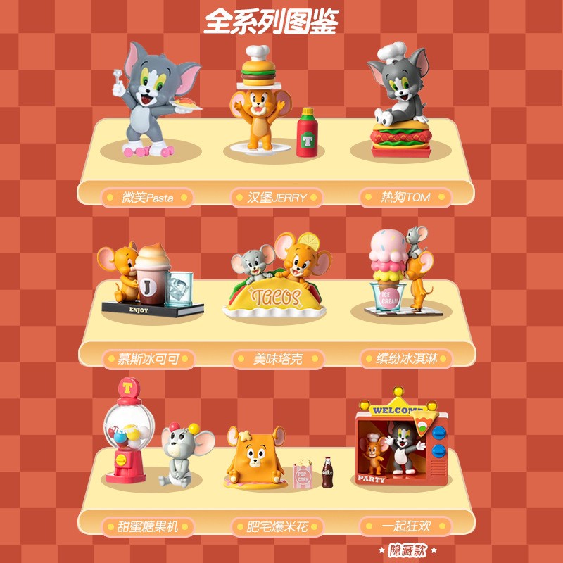 Tom & Jerry - Food Carnival by Miniso (Set of 8+1secret)