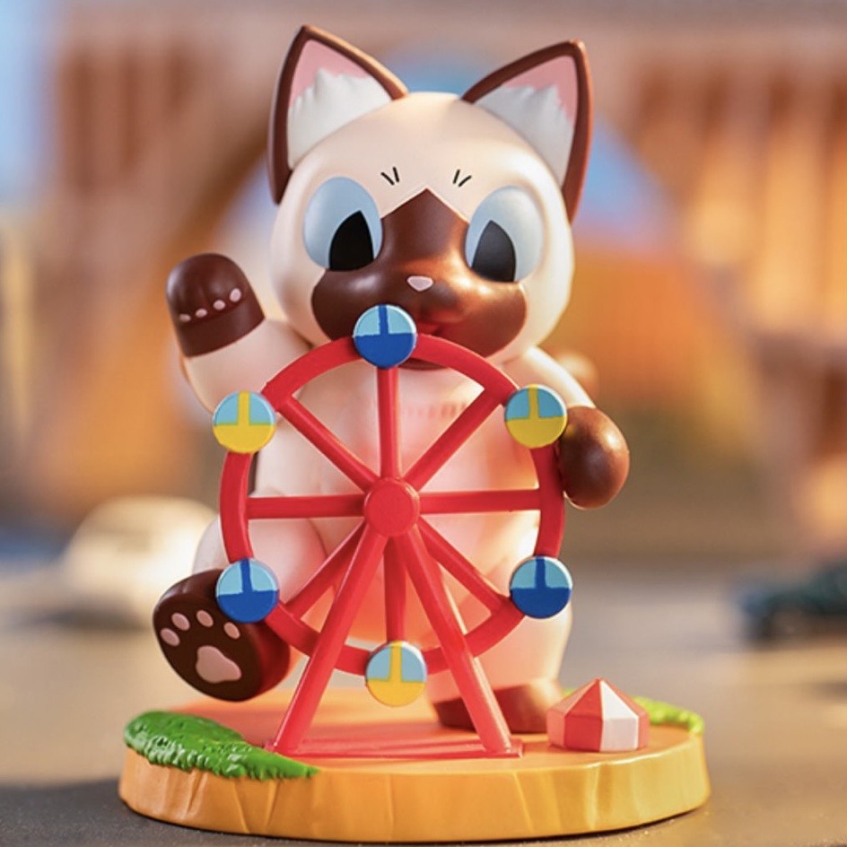 Blind Box ชุดน้องแมวก็อตซิลล่า ได้1ตัว - Kaiju Negora Godzilla Cat by Pop Mart (Set of 12 + 1secret)