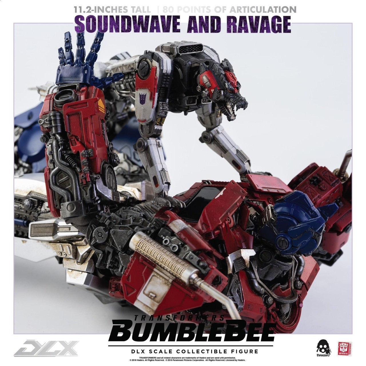 Pre-order : Transformers BUMBLEBEE DLX Soundwave and Ravage by ThreeZero (Reissue)