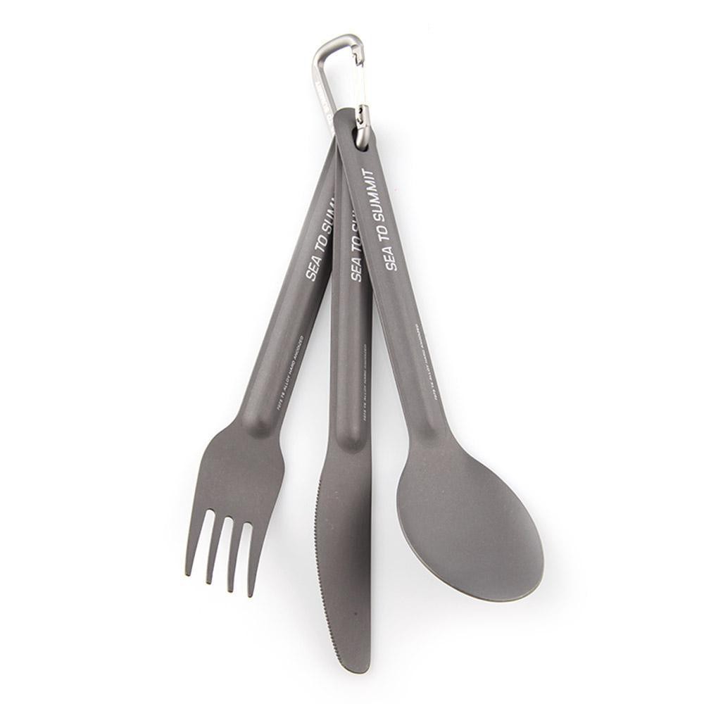 Seato Summit Alphalight Cutlery Set 3pc Grey