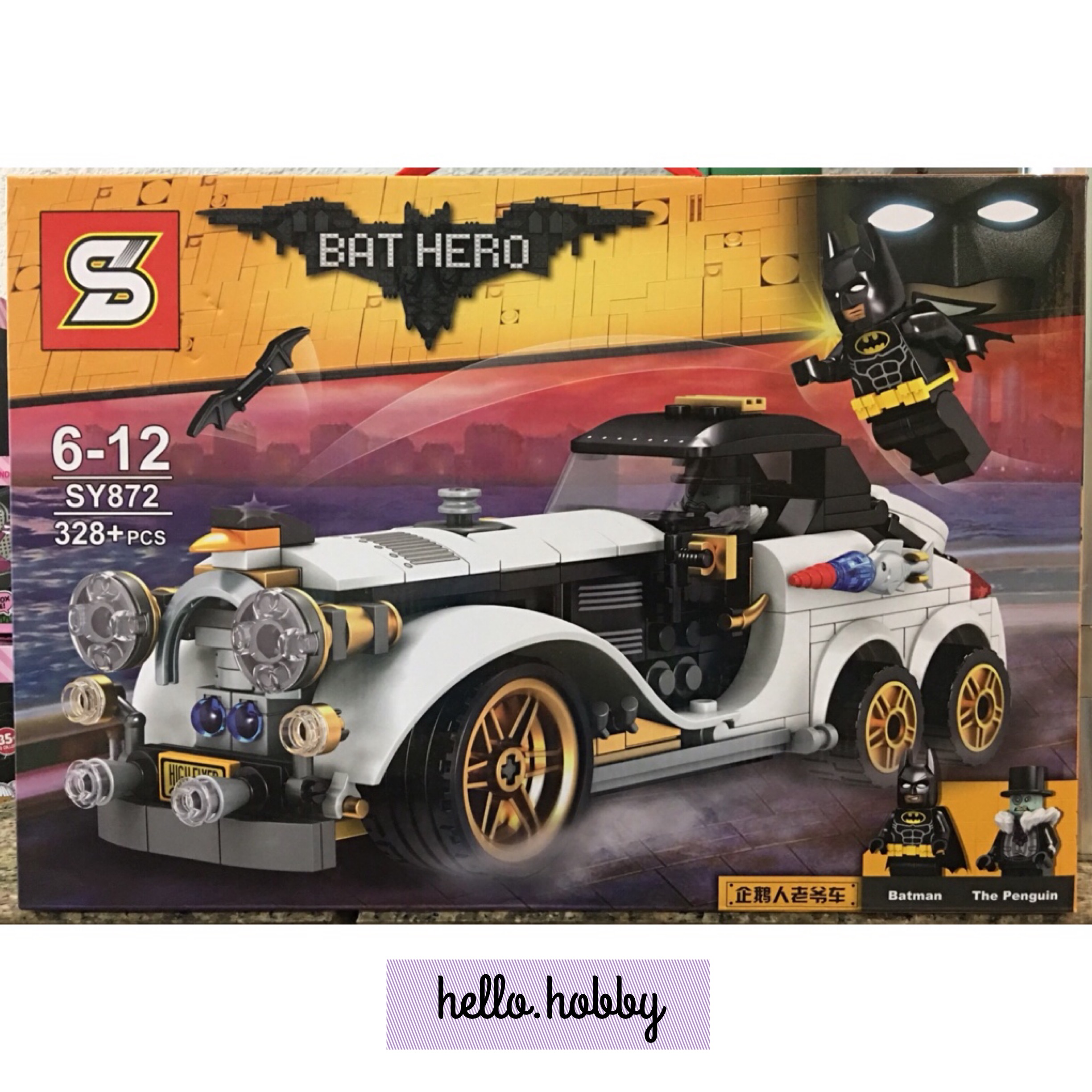 SY 872 Batman The Penguin Arctic Roller 328pcs