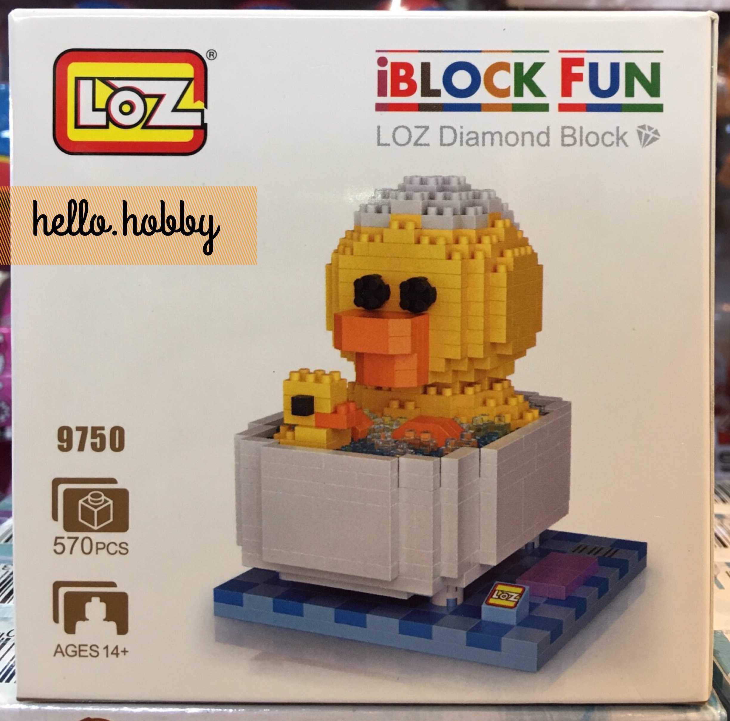 LOZ 9750 Line Town Sally in Bathtub 570pcs