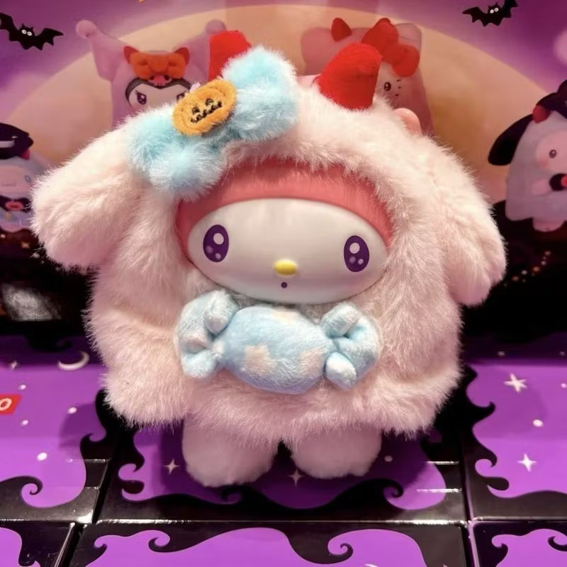 ตุ๊กตาพวงกุญแจ Sanrio - Halloween Candy Carnival Night Series Vinyl Plush Pendant Keychain by Miniso