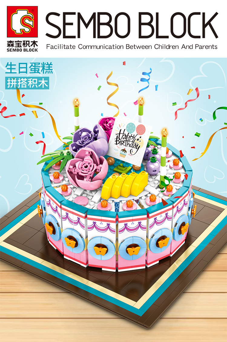 Sembo Block 601400 Cake Gift 838pcs