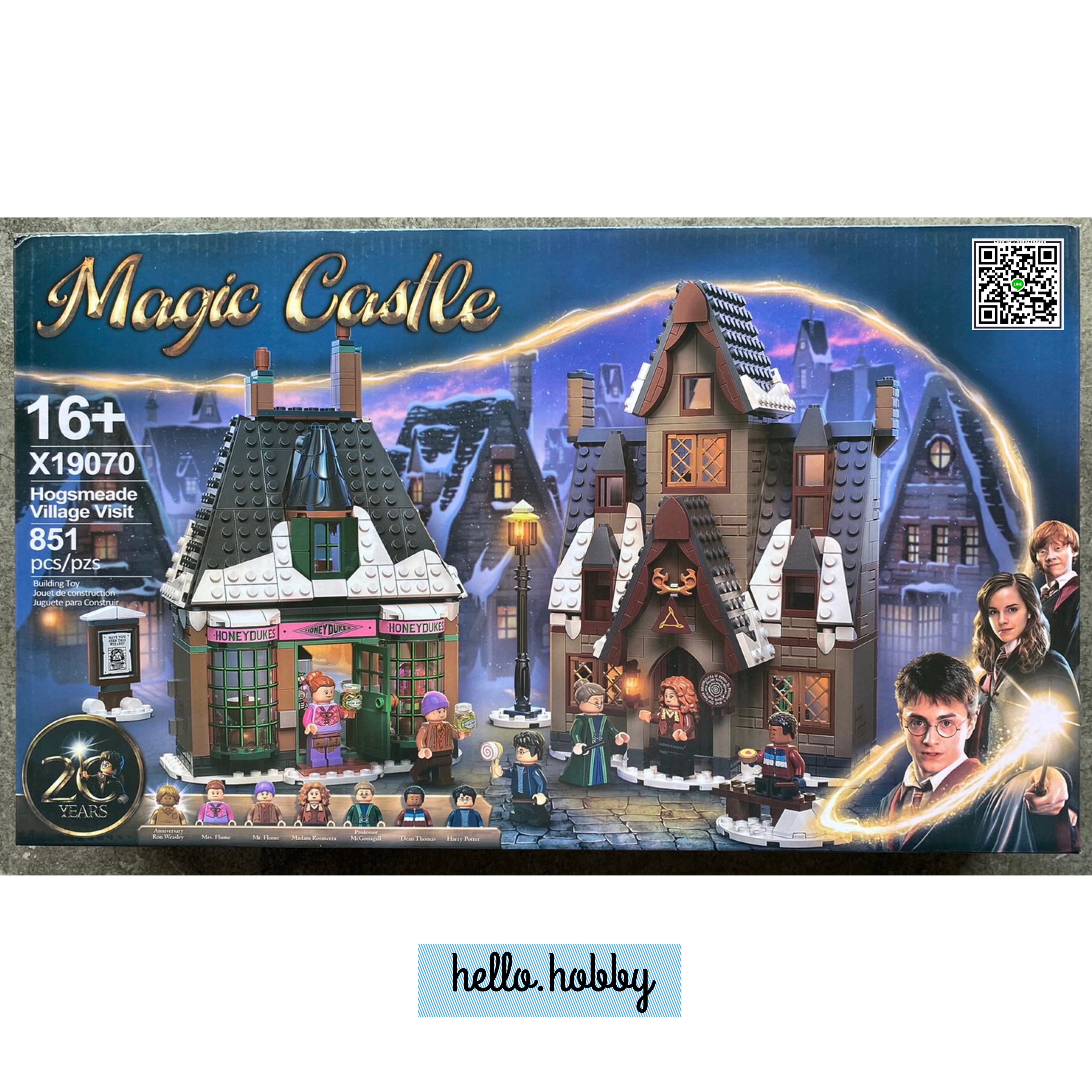 X 19070 Harry Potter Hogsmeade Village Visit 851pcs