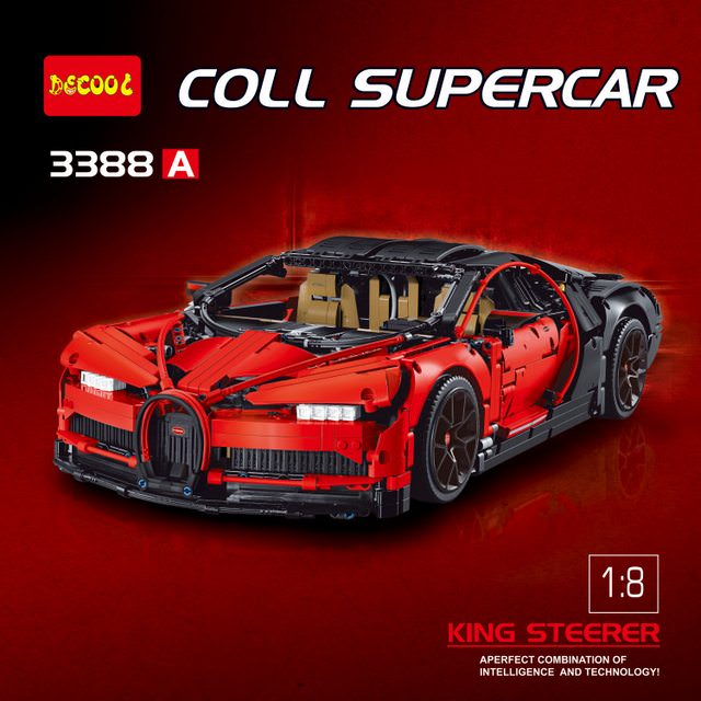 Decool 3388A Bugatti Chiron 3625pcs