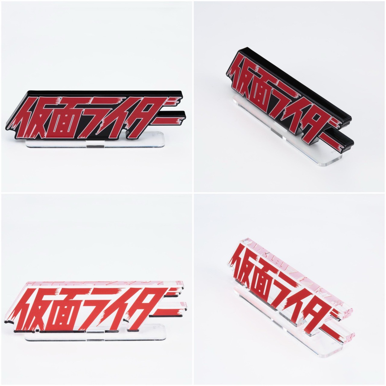PRE-ORDER : Acrylic Logo Display EX Super Sentai / MASKED RIDER V3 / MASKED RIDER KUUGA Mark / Chouriki Sentai Ohranger