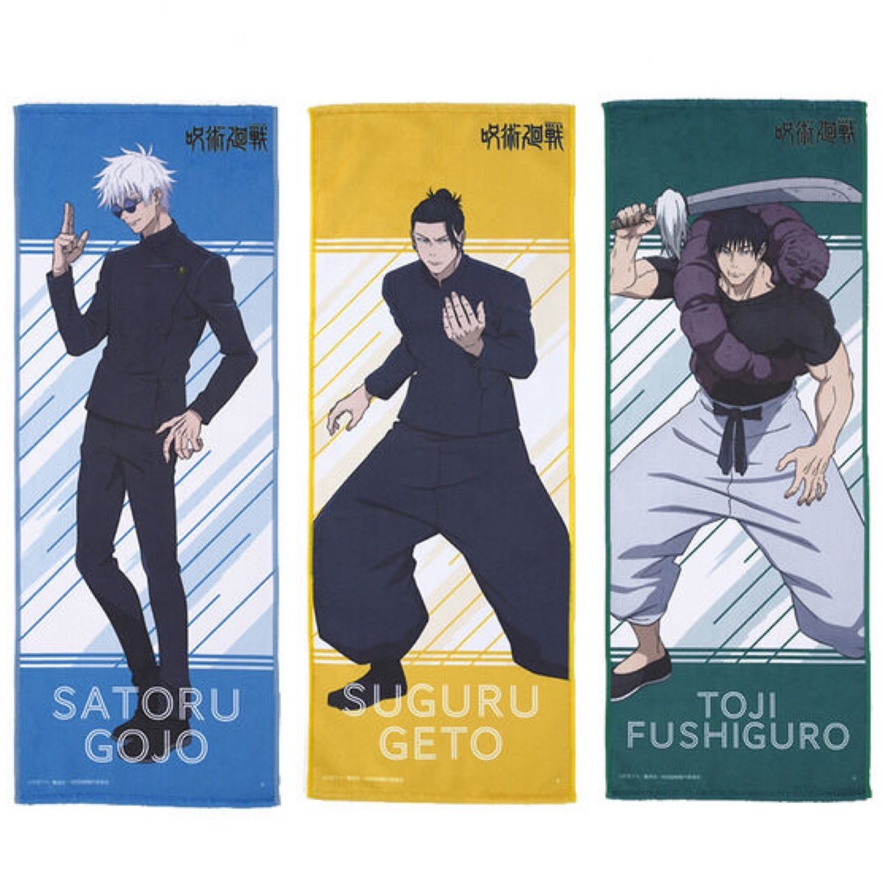 PRE-ORDER : Jujutsu Kaisen Face Towel Collection