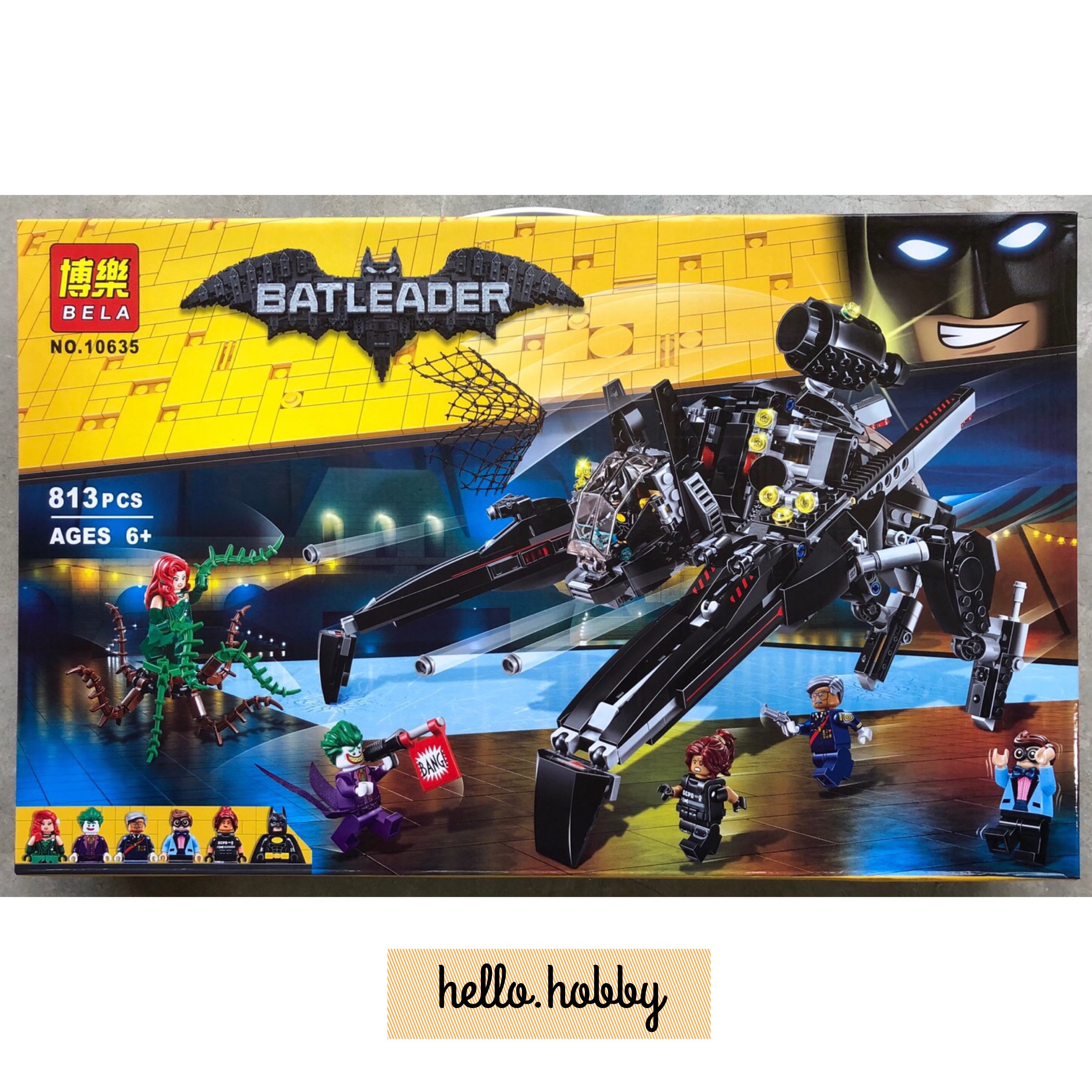 Bela 10635 Batman The Scuttler 813pcs