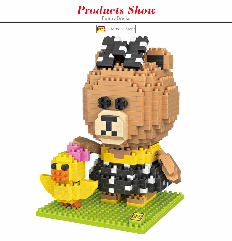 LOZ 9761 Line Town Choco&Sally 630pcs