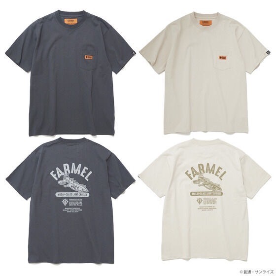 PRE-ORDER : STRICT-G UNIVERSAL OVERALL "Mobile Suit Gundam" FARMEL Pocket T-shirt