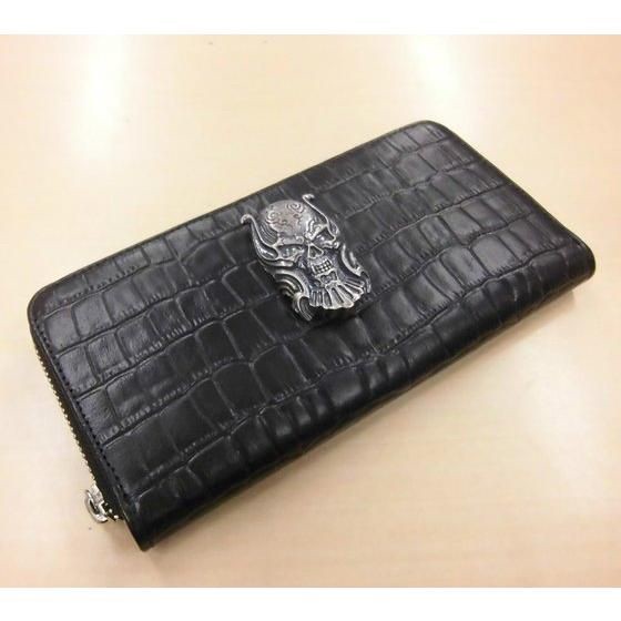 PRE-ORDER : Garo "Zaruba" Image Genuine Leather Round Wallet