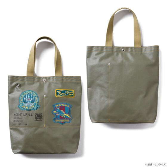 PRE-ORDER : STRICT-G JAPAN Yokohama Canvas Bag "Mobile Suit Gundam" Musette Tote Bag