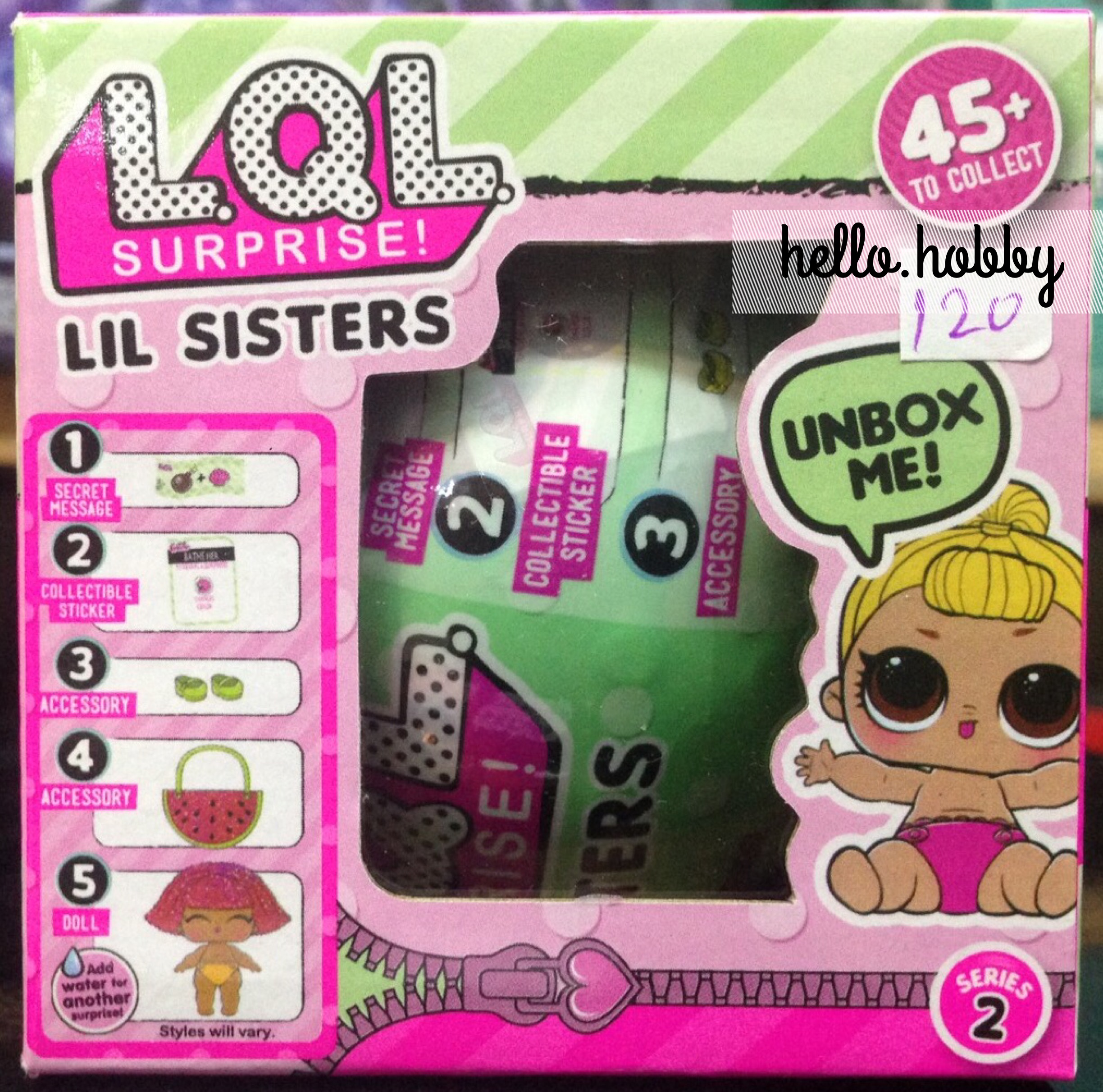 Surprise Egg L.Q.L Doll Lil Sisters Doll- Series 2
