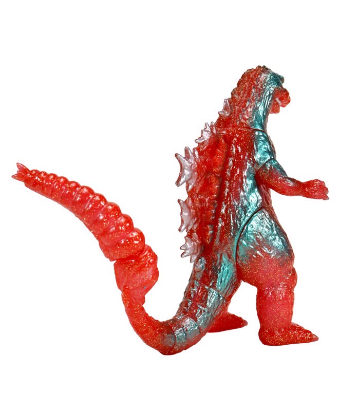 Godzilla - CCP Middle Size Series - Godzilla Vol.12 - Godzilla (1964) Retro Red Green Glitter Ver. Soft Vinyl by CCP (Lot JP)