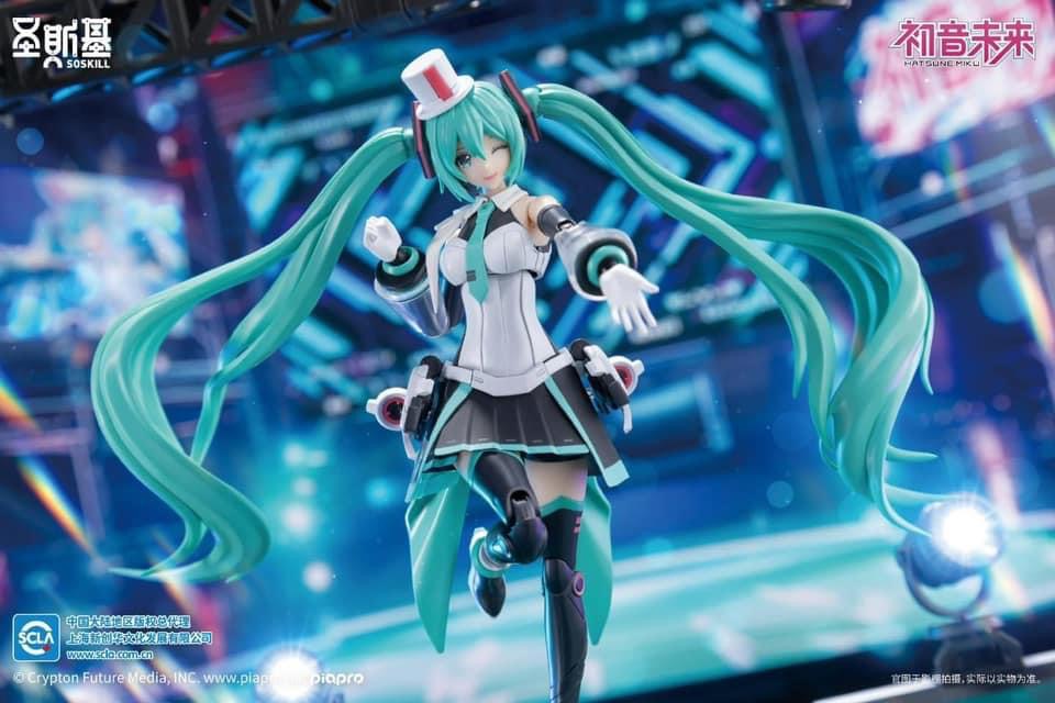 Pre-order : 1/12 Hatsune Miku Singing the Future Vocaloid + Stage Set Plastic Model Kit by SOSKILL x YOLOPARK