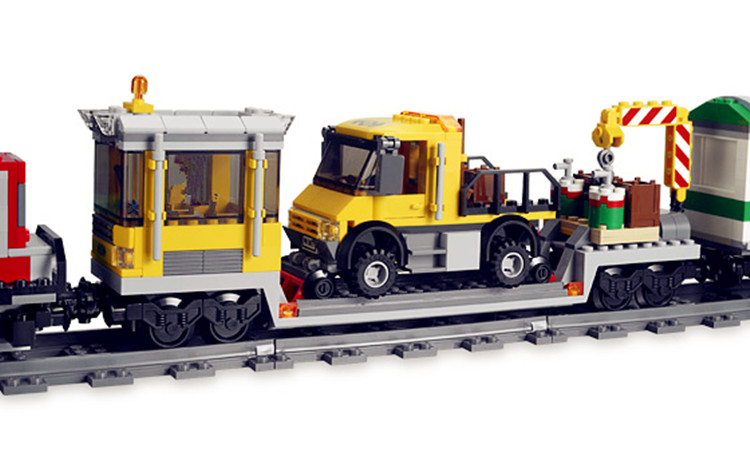 Lepin 02039 Red Cargo Train 898pcs