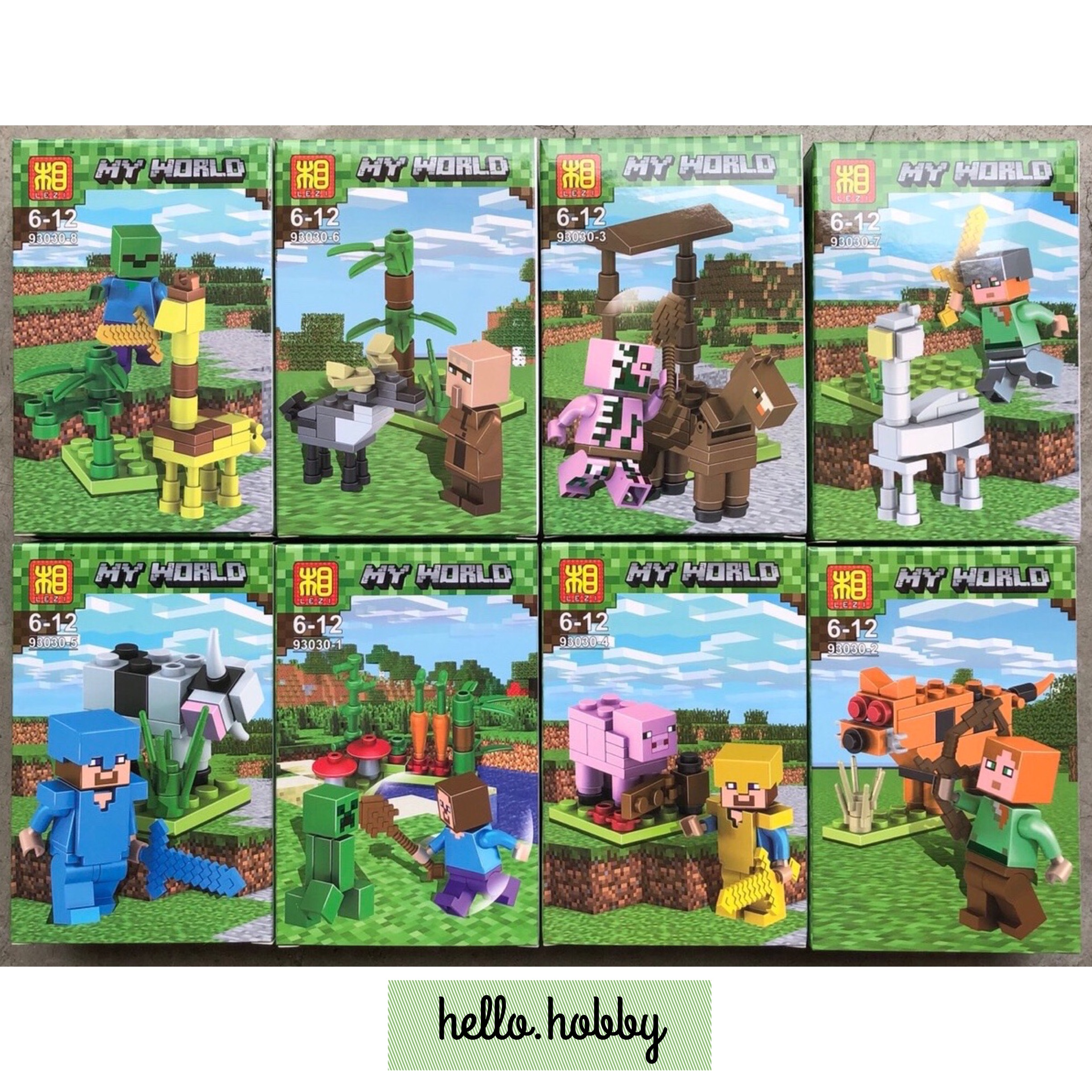 Lezi 93030 1-8 Minecraft